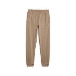 Spodnie sportowe Puma 676816 85 dresowe. Brązowe spodnie sportowe męskie Puma, bez wzorów, z dresówki, na jogę i pilates. Za 119.00 zł.