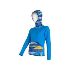 Sensor Bluza Z Kapturem Tecnostretch Blue S. Niebieskie bluzy damskie Sensor, z materiału. W wyprzedaży za 300.00 zł.
