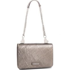 Torebka LOVE MOSCHINO - JC4241PP06KF0910 Peltro. Szare torebki do ręki damskie Love Moschino, ze skóry ekologicznej. Za 839.00 zł.