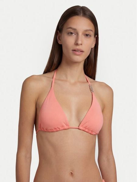 Guess Góra od bikini E6GJ30 MC040 Różowy. Czerwone bikini damskie Guess, l, z aplikacjami. Za 132.99 zł.
