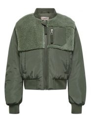 Kids ONLY Kurtka bomber 15296054 Zielony Regular Fit. Zielone kurtki i płaszcze dla dziewczynek Kids Only, bez wzorów, z syntetyku, bez kaptura. Za 299.99 zł.