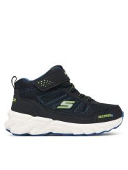 Skechers Sneakersy Elite Sport Tread - Aquavek HI 406336L/BKBL Czarny. Czarne buty sportowe chłopięce Skechers, bez wzorów, ze skóry, sportowe, bez zapięcia. Za 289.99 zł.