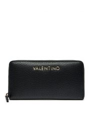 Valentino Portfel Divina VPS1R4155G Czarny. Czarne portfele damskie Valentino, bez wzorów, ze skóry. Za 189.99 zł.