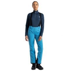 Damskie Ocieplane Spodnie Narciarskie Diminish. Niebieskie spodnie materiałowe damskie Dare 2b, na zimę, xs, bez wzorów, sportowe, narciarskie. Za 151.99 zł.