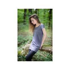 Tunika grafit/ z organicznej bawełny. Tuniki damskie marki bonprix. Za 99.00 zł.