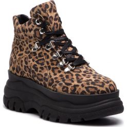 Sneakersy EVA MINGE - Asegur 4A 18PM1372669EF 271. Brązowe półbuty damskie Eva Minge, bez wzorów, z materiału, bez obcasa, na koturnie, bez zapięcia. W wyprzedaży za 259.00 zł.