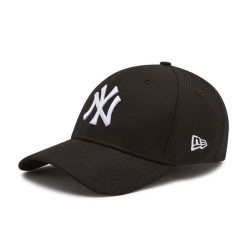 Czapka z daszkiem New Era. Czarne czapki i kapelusze damskie New Era, bez wzorów. Za 99.99 zł.