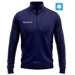 Bluza Givova Freetime unisex granatowa. Czarne bluzy sportowe damskie Givova, bez wzorów, bez kaptura, do jazdy konnej. Za 73.06 zł.