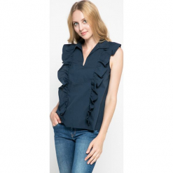 Vila - Top Vinaba. Szare topy damskie Vila, z bawełny, bez rękawów. W wyprzedaży za 59.90 zł.