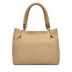 Torebka LOVE MOSCHINO. Brązowe torebki do ręki damskie Love Moschino, bez wzorów, klasyczne, bez dodatków. Za 1,049.00 zł.