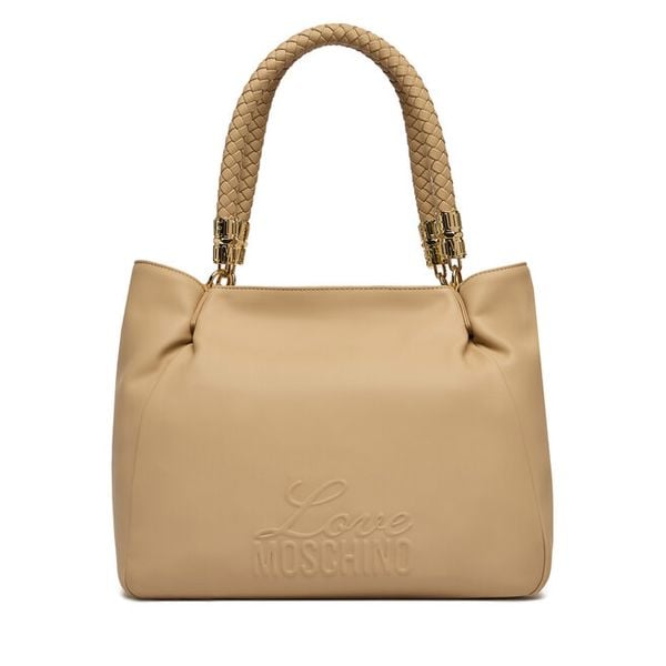 Torebka LOVE MOSCHINO. Brązowe torebki do ręki damskie Love Moschino, bez wzorów, klasyczne, bez dodatków. Za 614.99 zł.