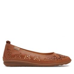 Baleriny Pikolinos. Brązowe baleriny damskie Pikolinos, bez wzorów, bez obcasa. Za 389.99 zł.