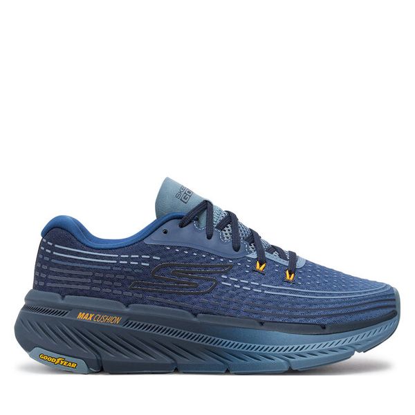 Buty do biegania Skechers. Niebieskie buty sportowe męskie Skechers, bez zapięcia, do biegania. Za 359.99 zł.