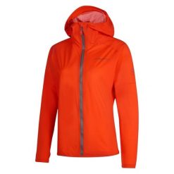 Kurtka impermeabilna damska La Sportiva Pocketshell. Czerwone kurtki damskie La Sportiva, l, bez wzorów, z poliamidu, bez kaptura. Za 700.00 zł.