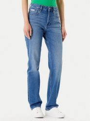 Calvin Klein Jeans Jeansy LV047B913G Niebieski Straight Fit. Niebieskie jeansy damskie Calvin Klein Jeans. Za 379.99 zł.