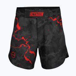 Spodenki treningowe męskie Octagon Marble Camo MMA. Czarne krótkie spodenki sportowe męskie OCTAGON, m, bez wzorów. Za 149.99 zł.