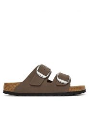 Birkenstock Klapki Arizona Big Buckle Hex 1032081 Brązowy. Brązowe klapki damskie Birkenstock, bez wzorów, ze skóry, bez obcasa. Za 539.99 zł.
