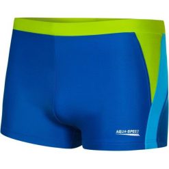 Bokserki pływackie męskie Aqua Speed Dario. Niebieskie kąpielówki męskie Aqua-Speed, m, bez wzorów, do pływania. Za 75.99 zł.