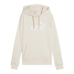 Damska Bluza Z Kapturem ESS No.1 Logo. Brązowe bluzy damskie Puma, bez wzorów, z kapturem. Za 236.99 zł.