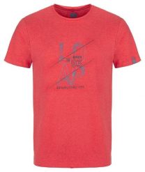 T-shirt męski Loap Beert Pink. Czerwone t-shirty męskie ÀLG, m, bez wzorów, z bawełny, klasyczne, bez kołnierzyka. Za 139.99 zł.