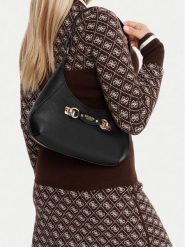 Guess Torebka Mimina HWBG80 15180 Czarny. Czarne torebki do ręki damskie Guess, z aplikacjami, ze skóry, bez dodatków. Za 329.99 zł.