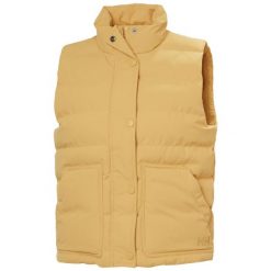 Damska kurtka bez rękawów Helly Hansen Escape. Brązowe kurtki damskie Helly Hansen, na jesień, uniwersalny, bez wzorów, z puchu, bez kaptura, trekkingowe. W wyprzedaży za 580.50 zł.