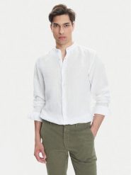 BOSS Koszula 50537369 Biały Regular Fit. Białe koszule męskie Boss, m, bez wzorów, ze lnu, bez kołnierzyka, bez ramiączek. Za 309.99 zł.