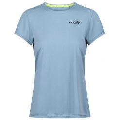 Koszulka do biegania damska Inov-8 Performance Short Sleeve. Niebieskie koszulki sportowe damskie Inov-8, l, bez wzorów, bez kołnierzyka, bez ramiączek, do biegania. Za 156.99 zł.