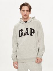 Gap Bluza 868453-03 Szary Regular Fit. Szare bluzy męskie GAP, m, bez wzorów, z bawełny, bez kaptura. Za 149.99 zł.