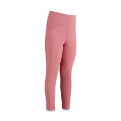 Dziewczęce legginsy jeździeckie z pełną przyczepnością Kentucky Sammy. Czerwone legginsy dla dziewczynek KENTUCKY HORSEWEAR, bez wzorów. Za 397.00 zł.