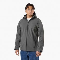 Kurtka Softshell Turystyka Męska Swedemount Tromsö Oddychająca. Zielone kurtki męskie SWEDEMOUNT, m, bez wzorów, z softshellu, sportowe, bez kaptura. Za 249.99 zł.
