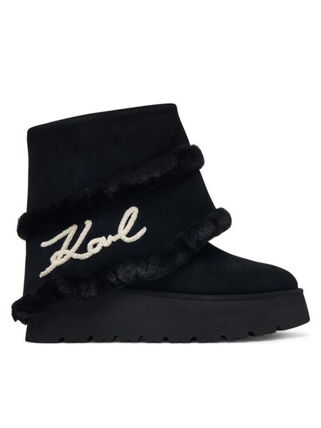 KARL LAGERFELD Śniegowce Skylar KL48652 Czarny. Czarne śniegowce i trapery damskie KARL LAGERFELD. Za 1,189.00 zł.