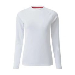 Damska koszulka z długim rękawem UV Tec. Białe t-shirty damskie GILL, l, bez wzorów, z materiału, bez kołnierzyka. Za 251.05 zł.
