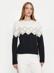 Liu Jo Sport Sweter TF4233 MS55L Czarny Regular Fit. Czarne swetry damskie Liu Jo Sport, l, bez wzorów, z syntetyku, sportowe, bez kołnierzyka, bez ramiączek, bez kaptura. Za 379.99 zł.