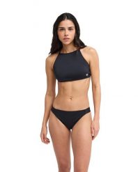 Dół bikini dla Kobiety SOLID ESSENTIALS Czarny. Szare bikini damskie Roxy, xl, bez wzorów. Za 129.99 zł.