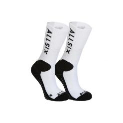 Skarpety do gry w siatkówkę V500 męskie. Niebieskie skarpety męskie ALLSIX, bez wzorów, z elastanu. Za 19.99 zł.
