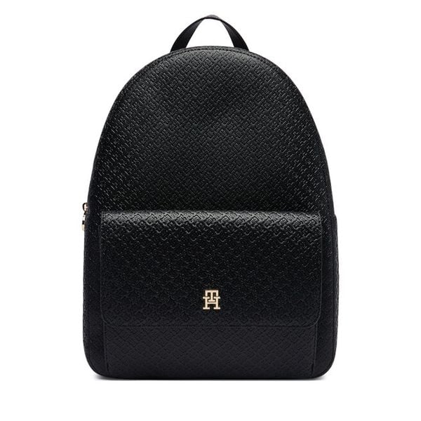 Plecak Tommy Hilfiger. Czarne plecaki damskie Tommy Hilfiger, bez wzorów. Za 699.99 zł.