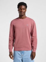 MESKA BLUZA LEE PATCH CREW SWS HENNA 112363880. Bluzy męskie Lee, m, bez wzorów, bez kaptura. Za 159.99 zł.