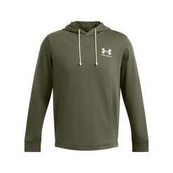 Bluza z kapturem Under Armour Rival Terry LC. Białe bluzy męskie Under Armour, bez wzorów, z kapturem. Za 140.99 zł.