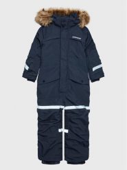 Didriksons Kombinezon zimowy Bjarven 504579 Granatowy Regular Fit. Niebieskie buty zimowe chłopięce Didriksons, bez wzorów, z syntetyku, bez zapięcia. Za 539.99 zł.