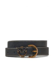 PINKO Pasek Tamboril H2.5 Belt 20241 PLT01 102820.A158 Czarny. Czarne paski damskie Pinko, bez wzorów, ze skóry. Za 373.99 zł.