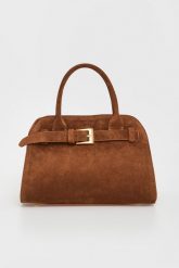 Torebka damska zamszowa CHRISTIAN VILLA. Plecaki damskie Christian Villa, bez wzorów, z zamszu. Za 1,089.00 zł.