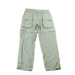 Second life - Spodnie męskie W36/L30 Columbia 2 w 1 convertible - Stan dobry. Brązowe spodnie sportowe męskie Columbia, l, bez wzorów, z materiału, trekkingowe. Za 139.20 zł.
