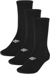 4f Skarpety Męskie długie 3-Pak czarne sportowe L. Czarne slipki męskie 4f, l, bez wzorów. Za 36.70 zł.