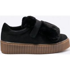 Gioseppo - Buty. Czarne obuwie sportowe damskie Gioseppo, bez wzorów, z materiału. W wyprzedaży za 89.90 zł.