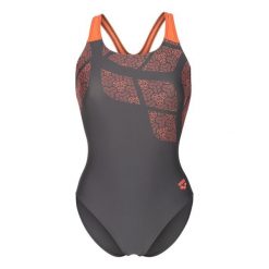 Damski kostium kąpielowy 1-częściowy Arena Lace Solid. Czarne kostiumy jednoczęściowe damskie Arena, bez wzorów, z materiału, eleganckie, na fitness i siłownię. Za 224.00 zł.