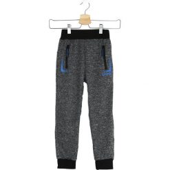 Ciemnoszare Spodnie Dresowe New Light. Szare spodnie sportowe dla chłopców Born2be, z dresówki. Za 24.99 zł.