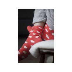 Skarpetki Frotowe Coral Hearts. Niebieskie skarpety męskie marki Soxstory, z napisami. Za 16.00 zł.