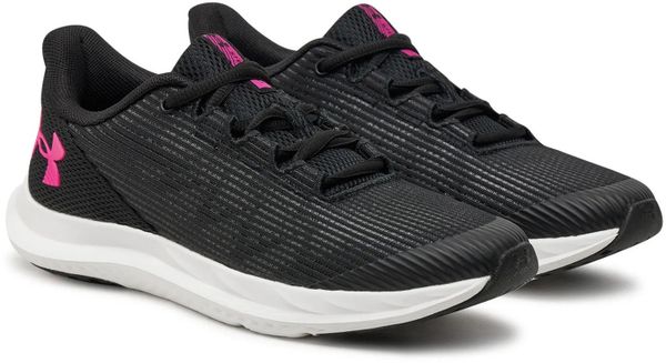 BUTY DZIEWCZĘCE SPORTOWE BIEGOWE UNDER ARMOUR SPEED SWIFT 3028034-003. Buty sportowe dziewczęce Under Armour, bez wzorów, bez zapięcia. Za 161.00 zł.