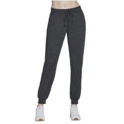 Spodnie sportowe damskie Skechers Go Dri Swift Jogger Pant. Szare obuwie sportowe damskie Skechers, l, bez wzorów, z elastanu, na fitness i siłownię. Za 159.99 zł.